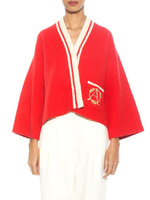 Трикотажная куртка Gabbi в морском стиле Alexia Admor, красный