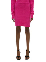 Мини-юбка с начесом Helmut Lang, цвет Disco Pink