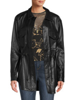 Куртка-рубашка Leighton из искусственной кожи Rd Style, черный