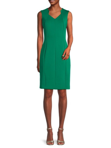 Платье-футляр в форме сердца Calvin Klein, цвет Meadow