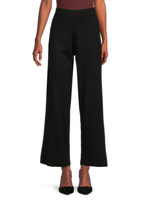 Широкие брюки с высокой посадкой Calvin Klein, черный