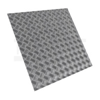 Лист рифленый алюминиевый квинтет 1.5 мм 1200х3000