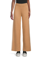 Широкие брюки с боковой тесьмой Saks Fifth Avenue, цвет New Camel