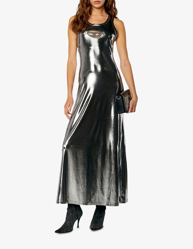 Платье макси Lyny Diesel, серебряный