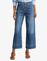 Прямые джинсы с высокой посадкой Ralph Lauren, синий