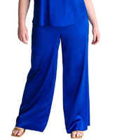 Шелковые брюки-палаццо Sofia Gabriella Rossetti, цвет Blue