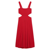 Платье Superdry Cutout Midi, красный