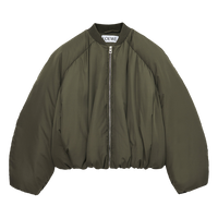 Куртка Loewe Padded Bomber 'Loden Green', зеленый