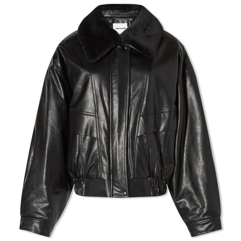 Куртка Low Classic Faux Leather Short, черный