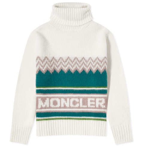 Джемпер Moncler High Neck Knitted, мульти