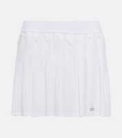 Университетская теннисная мини-юбка Alo Yoga, белый