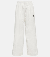 Спортивные брюки 3b sports icon из смесового хлопка Balenciaga, белый