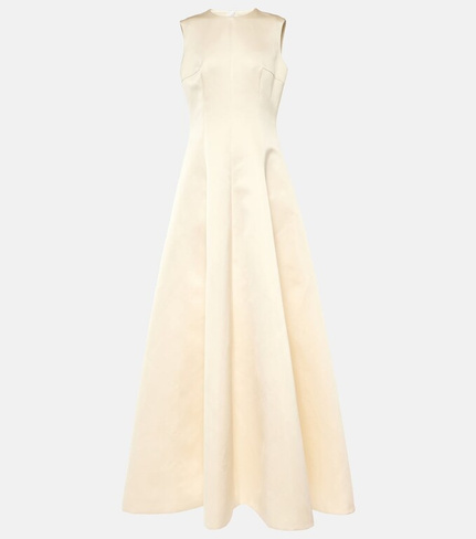 Свадебное платье mairi из крепа Emilia Wickstead, белый