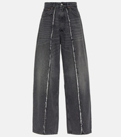 Потертые джинсы широкого кроя Mm6 Maison Margiela, серый