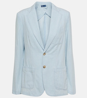 Джинсовый пиджак с v-образным вырезом Polo Ralph Lauren, синий