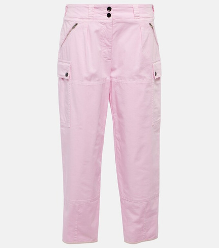 Хлопковые брюки-карго Tom Ford, розовый