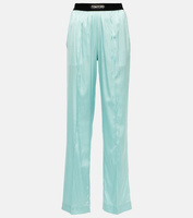 Пижамные брюки из шелкового атласа Tom Ford, фиолетовый