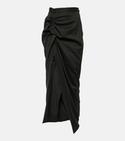 Юбка макси из шерсти panther Vivienne Westwood, черный