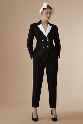 Классические брюки премиум-класса Lisa Tan Coast, черный