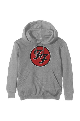 Толстовка с логотипом Foo Fighters, серый