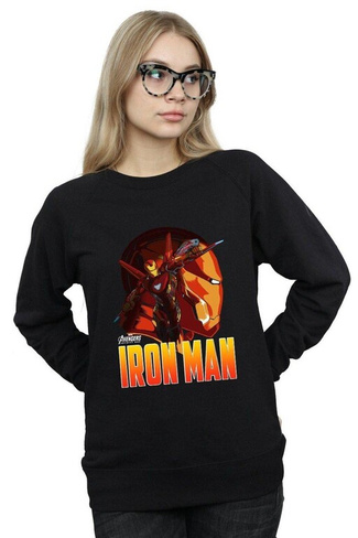 Толстовка с персонажем «Мстители: Война бесконечности» и «Железный человек» Marvel, черный