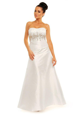 Платье для выпускного вечера подружки невесты Cinda, белый