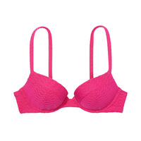 Топ бикини Victoria's Secret Swim Mix & Match Sexy Tee Push-Up Fishnet, розовый