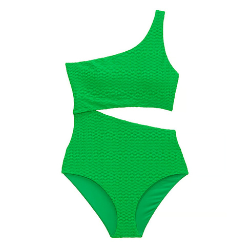Купальник Victoria's Secret Swim Monokini One-Piece Fishnet, зеленый