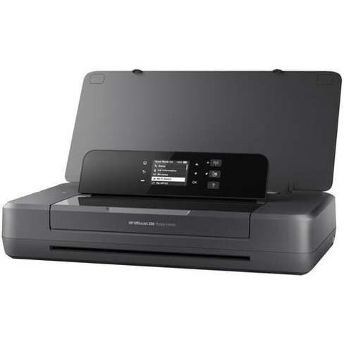Принтер струйный HP OfficeJet 200 цветная печать, A4, цвет черный [cz993a]