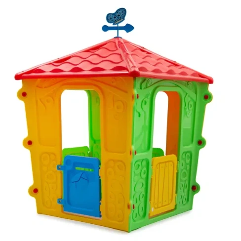 Домик игровой полипропилен 108x108x152 см цвет разноцветный Без бренда Домик Игровой