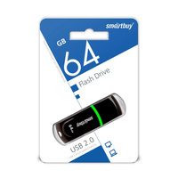 USB Flash накопитель 64GB SmartBuy Paean (чёрная)