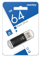 USB 3.0 Flash накопитель 64GB SmartBuy V-Cut (черная)