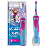 Электрическая зубная щетка Oral-B Stages Power Frozen голубой Braun