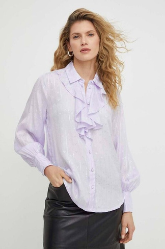 Рубашка Bruuns Bazaar, фиолетовый