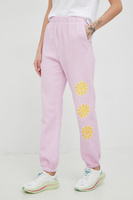 Спортивные брюки X SMILEY из хлопка Billabong, розовый
