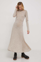 Шерстяное платье Polo Ralph Lauren, бежевый