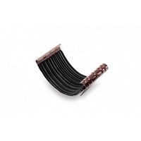 Соединитель желоба 152/100 ПВХ темно-коричневый PVC 152/100