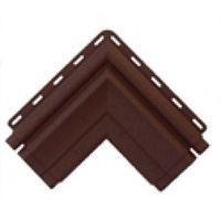 Отделочные элементы Альта-Декор - угол наличника «Модерн», коричневый Отделочный элемент Альта-декор