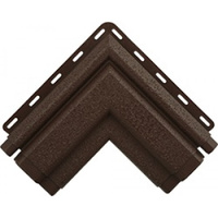 Отделочные элементы Альта-Декор - угол наличника «Классик», коричневый Отделочный элемент Альта-декор