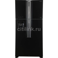 Холодильник двухкамерный Hitachi R-W660PUC7 GBK инверторный черный