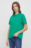 Рубашка поло United Colors of Benetton, зеленый