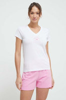 Хлопковая футболка для отдыха Emporio Armani Underwear, белый