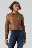 Короткая куртка с длинными рукавами Vero Moda, коричневый