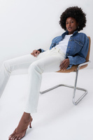 Узкие джинсы Destiny цвета экрю с эффектом пуш-ап Salsa, белый