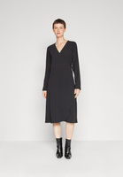 Летнее платье Vilovie New Wrap Midi Dress VILA, черный