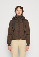 Зимняя куртка Jdyskylar Padded Hood Jacket JDY, цвет chocolate brown