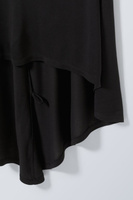 Платье макси ева H&M, черный