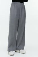 Фланелевые брюки с заниженной талией H&M, серый
