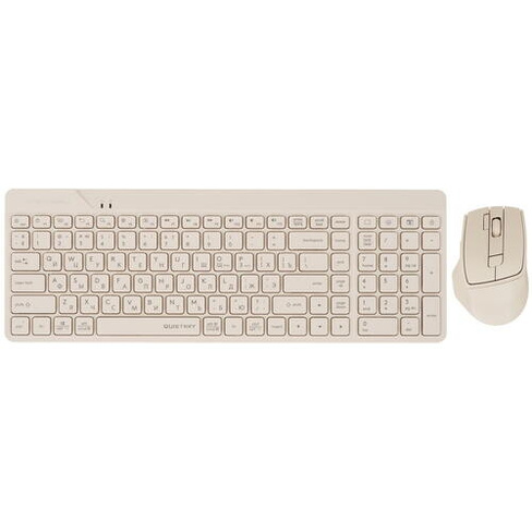 Клавиатура и мышь A4Tech FstylerFG2400AirBeige